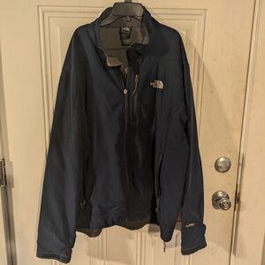 The North Face Apex Softshell Jacket Men’s Large Blue Fleece Lined Full Zip